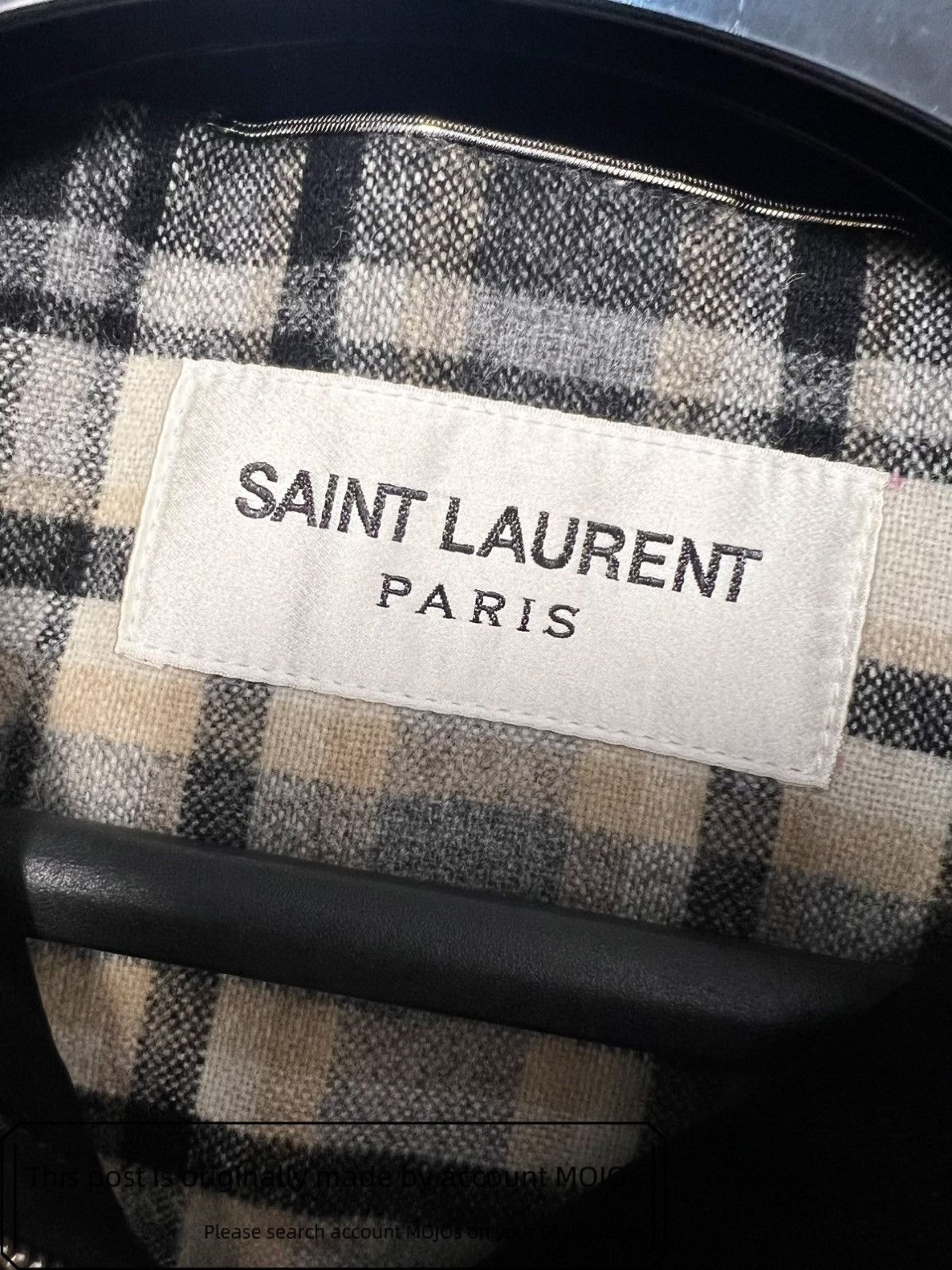 Saint Laurent Paris Sz 50 Saint Laurent Paris 22AW Vegan Leather Double Pocket Size US M / EU 48-50 / 2 - 3 Thumbnail