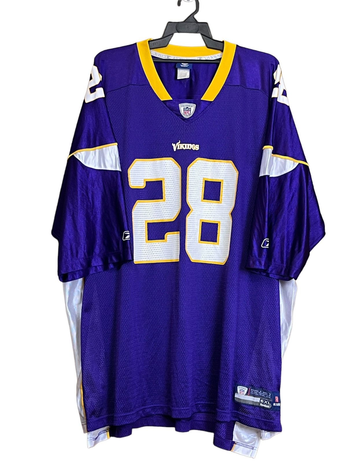 Reebok Minnesota Vikings Adrian Peterson #28 outlet Football Jersey NFL American Football Size 50