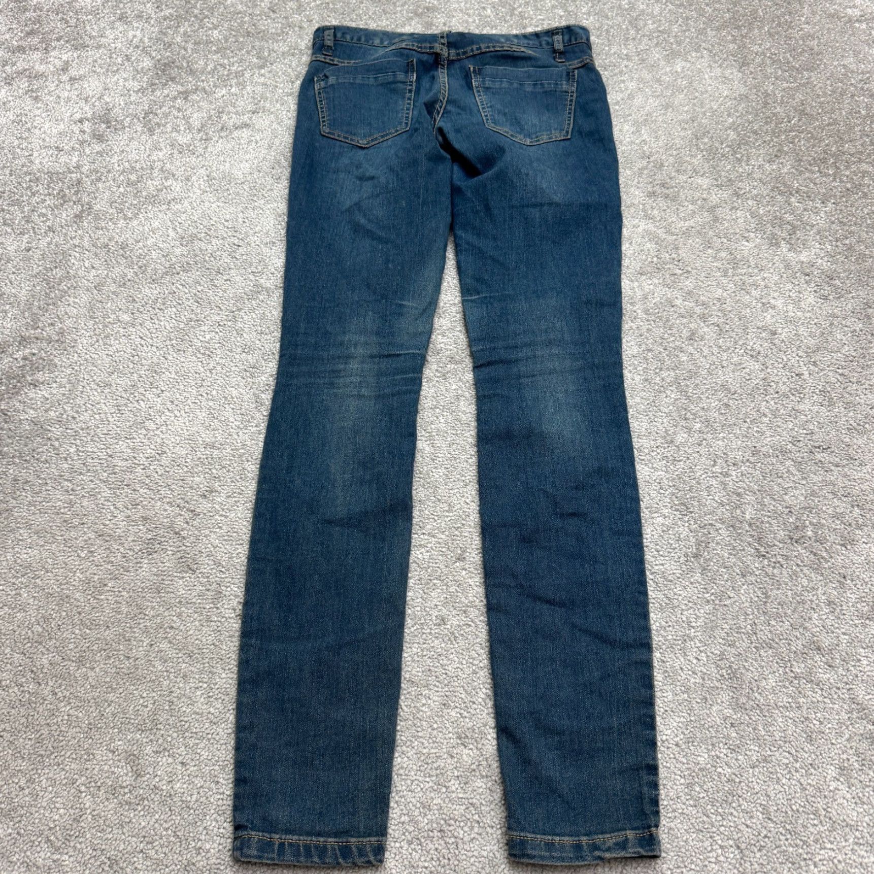 Free People Free People Jeans Womens 26 Mid Rise Skinny Blue Denim 5-Pocket Stretch City Streetwear Modern Casual 90s Girls Womens Size 26" / US 2 / IT 38 - 2 Thumbnail