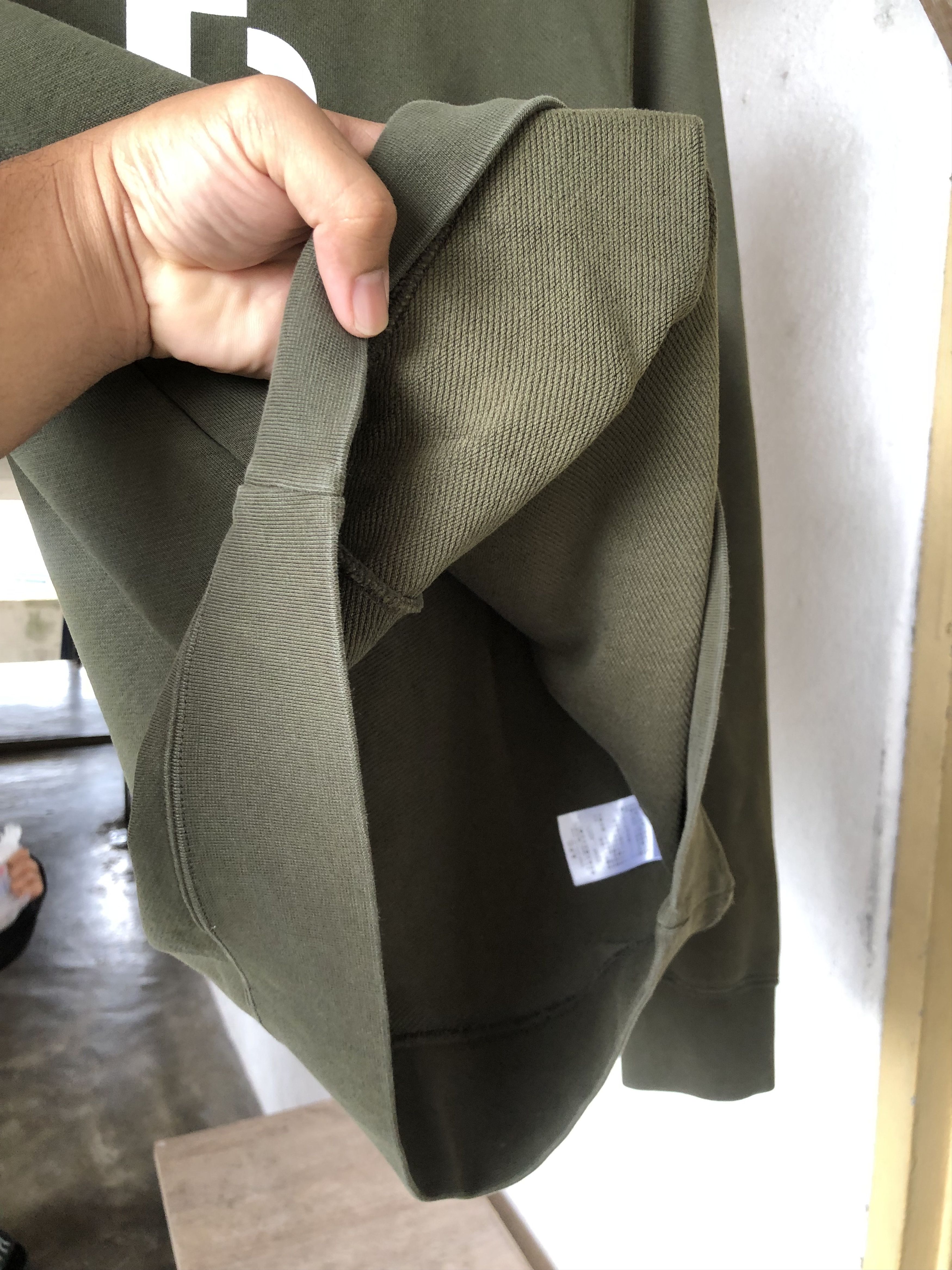 A.P.C. A.P.C. Big Logo Green Army Sweatshirt Size S / US 4 / IT 40 - 12 Thumbnail