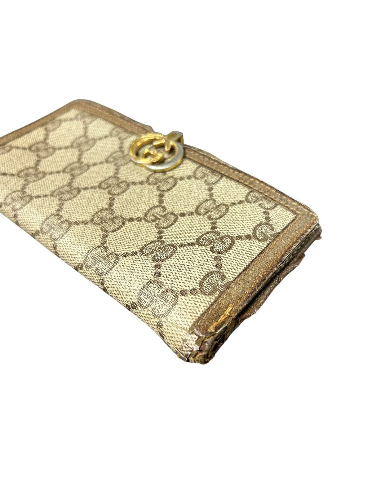 Gucci Gucci GG Monogram Ophidia Long Wallet Vintage Size ONE SIZE - 2 Thumbnail