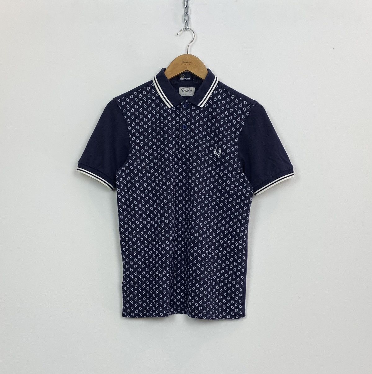 Fred Perry Fred Perry Short Sleeve Polo Shirt Drake’s Paisley Size S Size US S / EU 44-46 / 1 - 1 Thumbnail