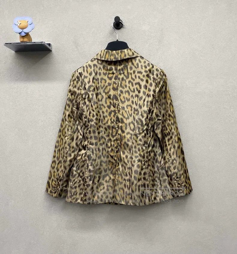 Dior Dior Leopard-print long-sleeved jacket Size XXS / US 00 / IT 34 - 2 Thumbnail