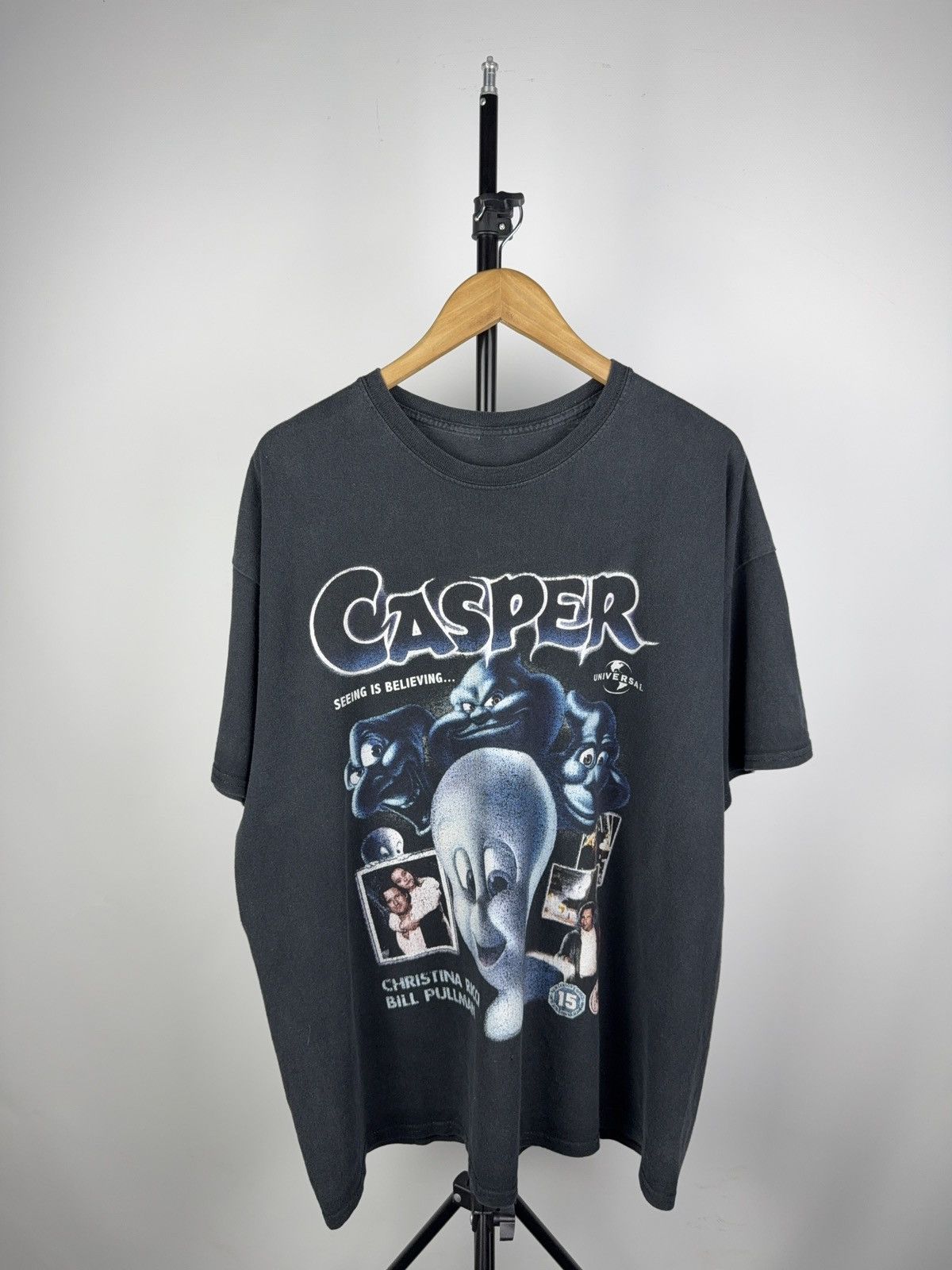 Universal Studios × Vintage Vintage 1995 Casper Movie Tee Christina Ricci Bill Pullman Size US XL / EU 56 / 4 - 1 Thumbnail