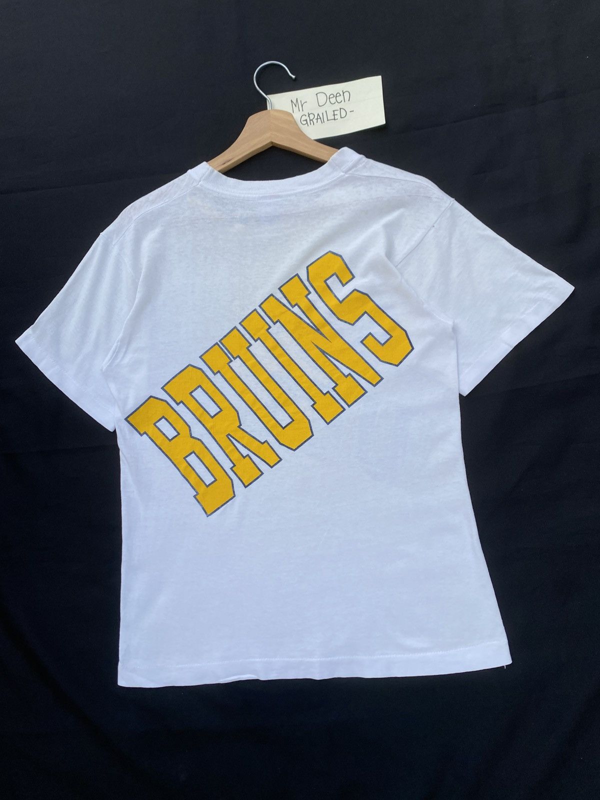 Vintage Rare Vintage 90s UCLA Bruins Spellout Tshirt Size US S / EU 44-46 / 1 - 16 Thumbnail