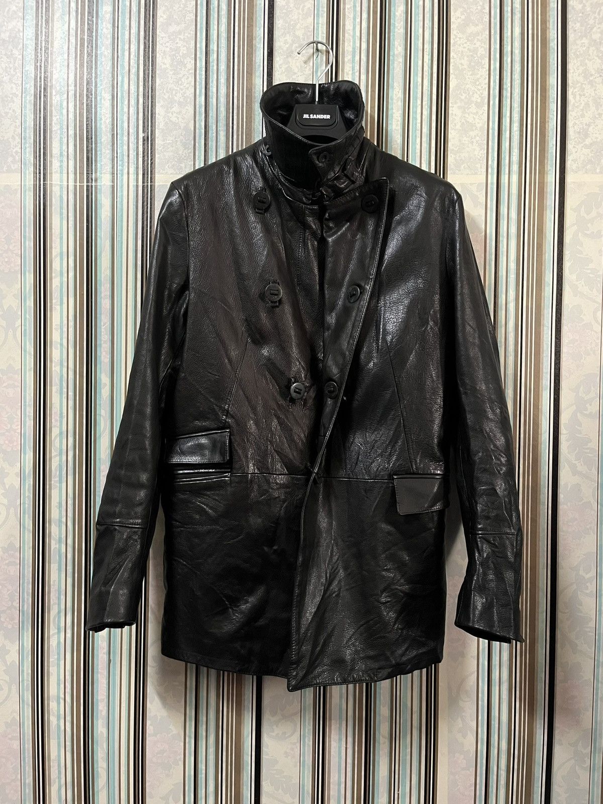 Genuine Leather 1990s TAMBURLAINE london paris naval jackets #I3 Size US M / EU 48-50 / 2 - 4 Thumbnail