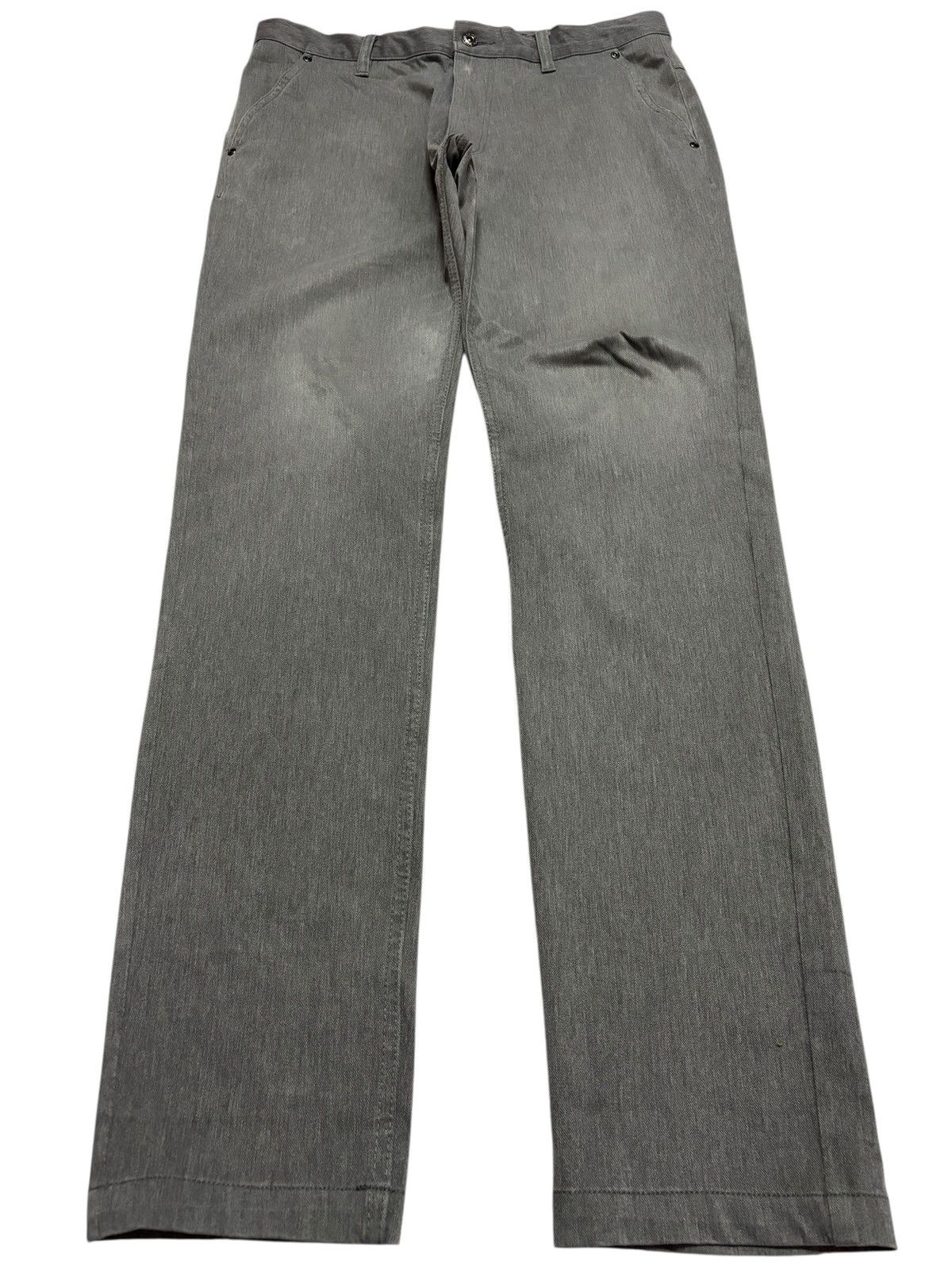 Japanese Brand Vtg Semantic Design Buckle Distressed Jeans Pant Size US 33 - 1 Thumbnail