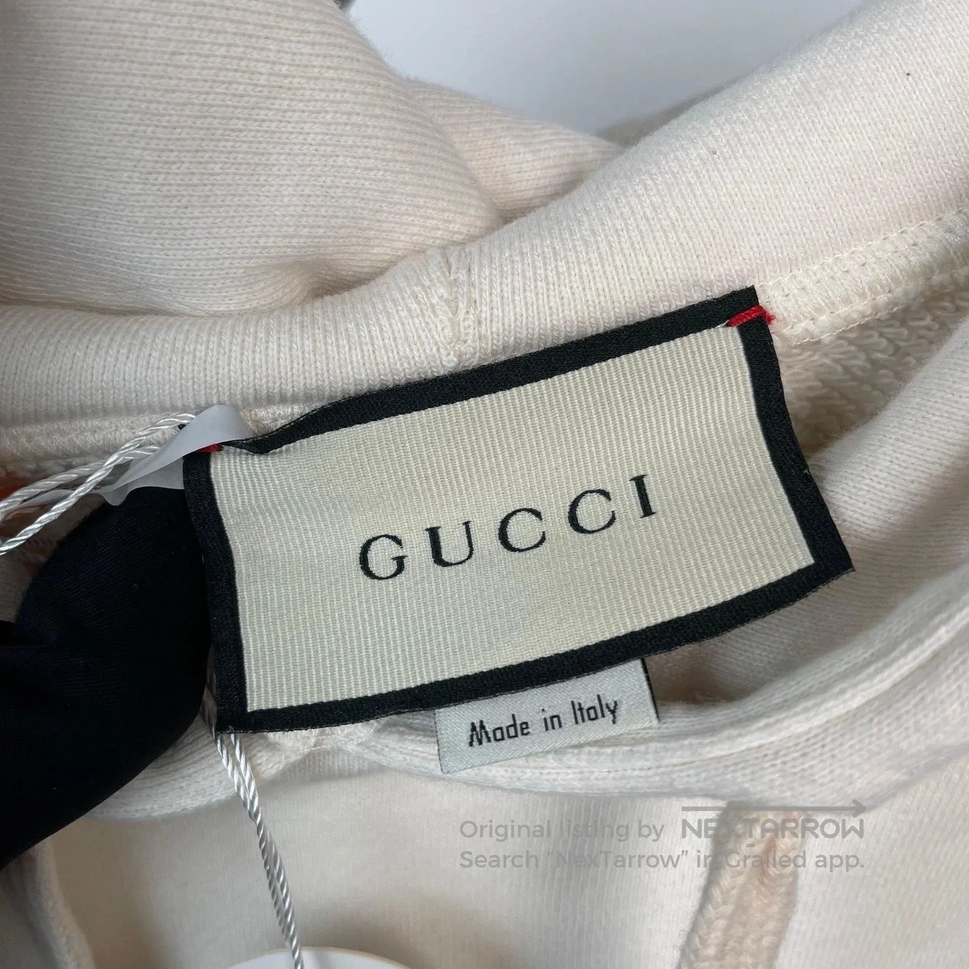 Gucci Guicci Hooded Sweatshirt with White Beads| Size US S / EU 44-46 / 1 - 5 Thumbnail