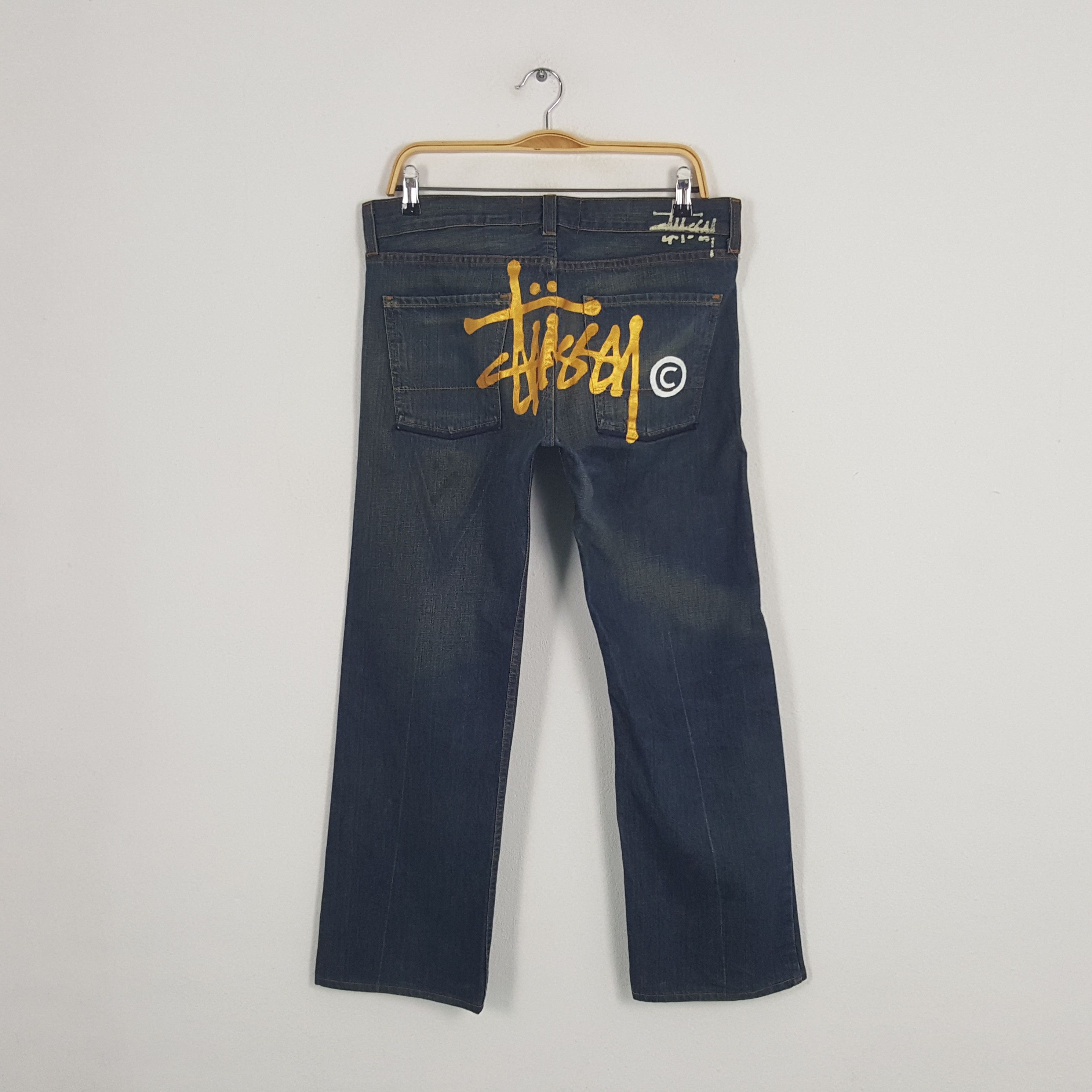 Stussy Relaxed denim “rinsed indigo” | Grailed