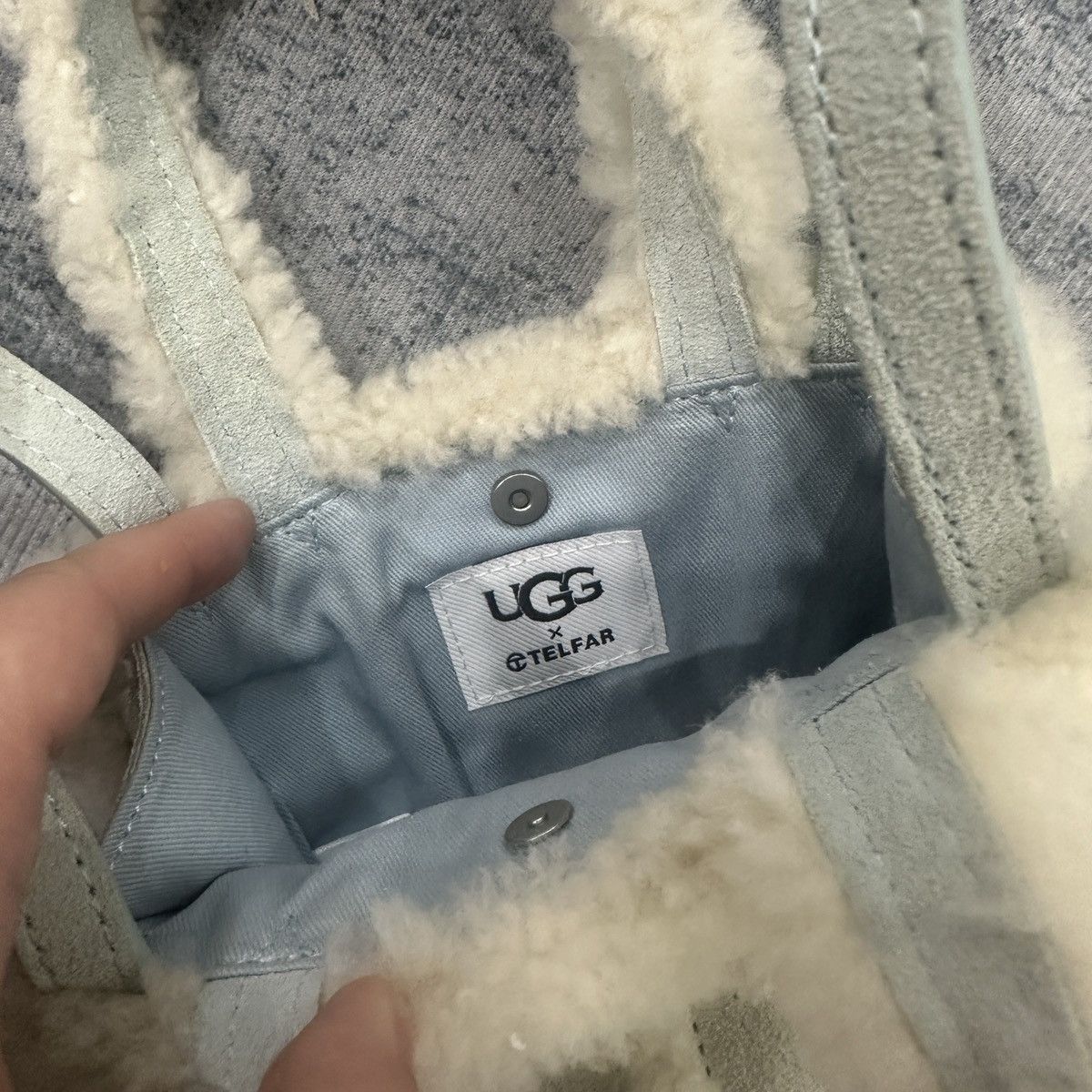 Telfar UGG x TELFAR SMALL SHOPPER BLUE Size ONE SIZE - 5 Thumbnail