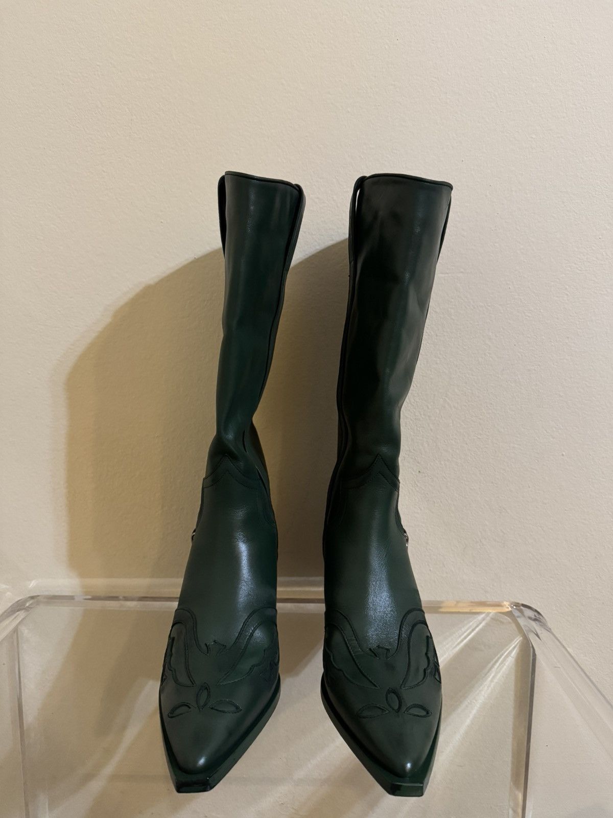 Enfants Riches Deprimes Enfants Riches Deprimes Distressed Leather Cowboy Boots 42 Size US 9 / EU 42 - 3 Thumbnail