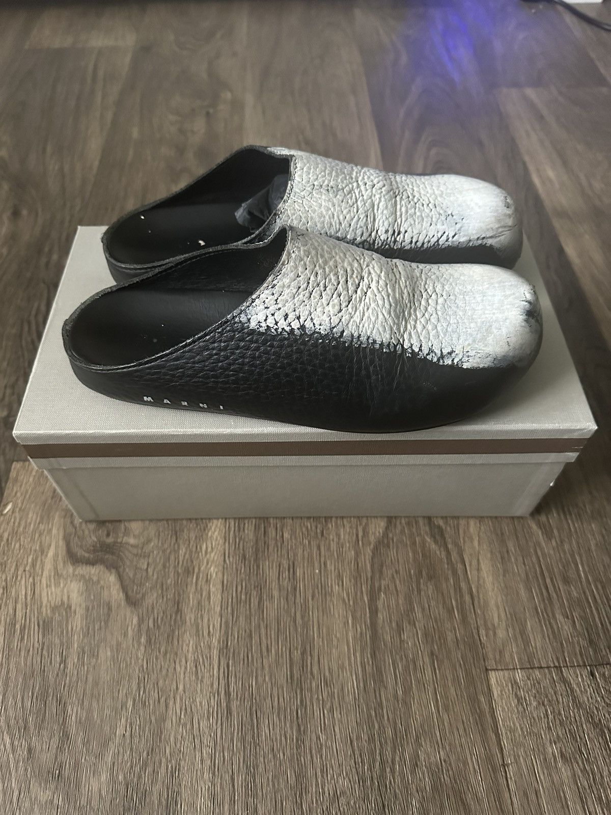 Marni Marni Painted Leather Slip Ons Size US 9.5 / IT 39.5 - 1 Thumbnail