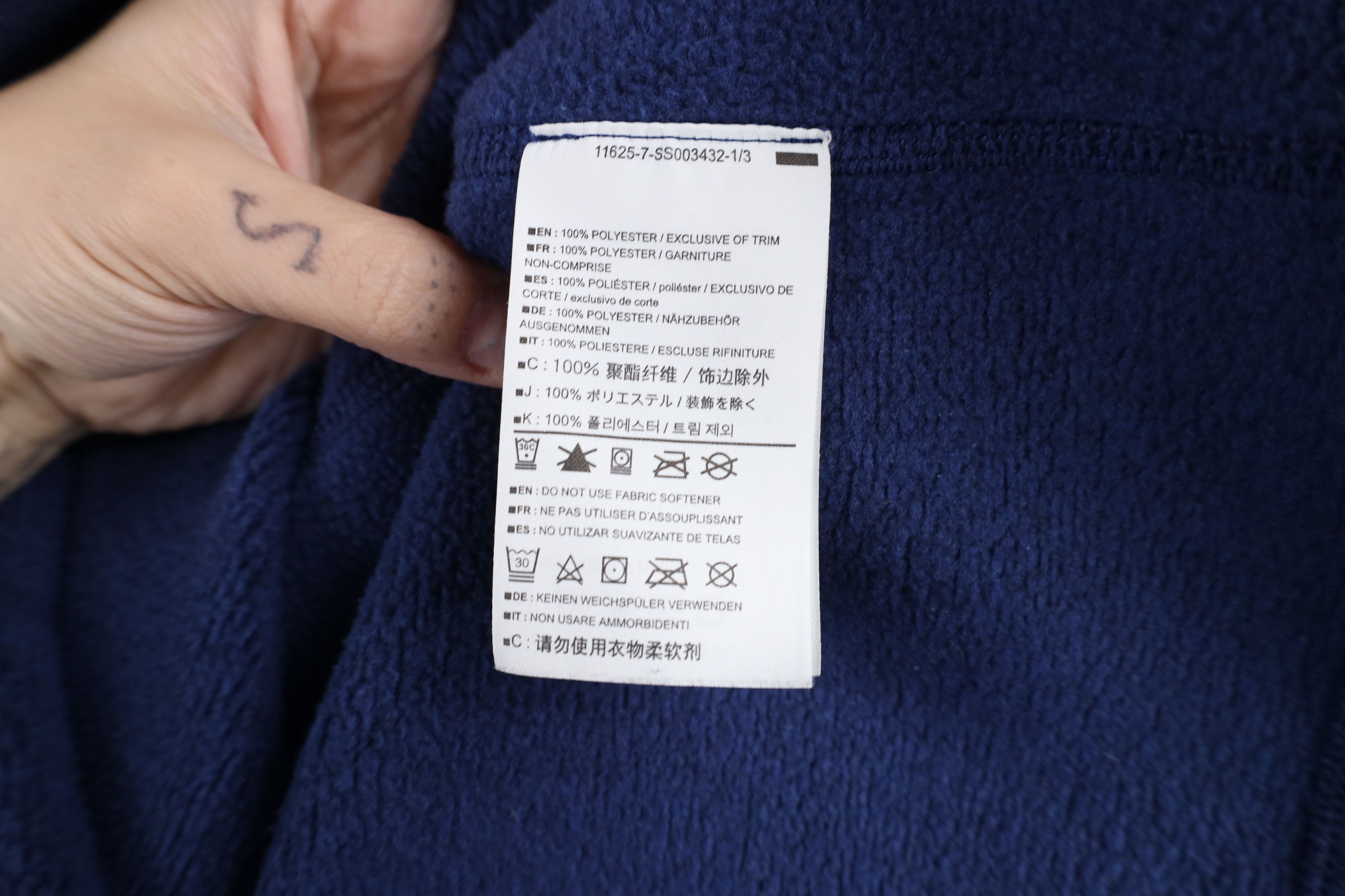 Arc'teryx × Vintage Arcteryx Funnel Neck Desira Tunic Sweater Blue Polyester Size XS / US 0-2 / IT 36-38 - 7 Thumbnail