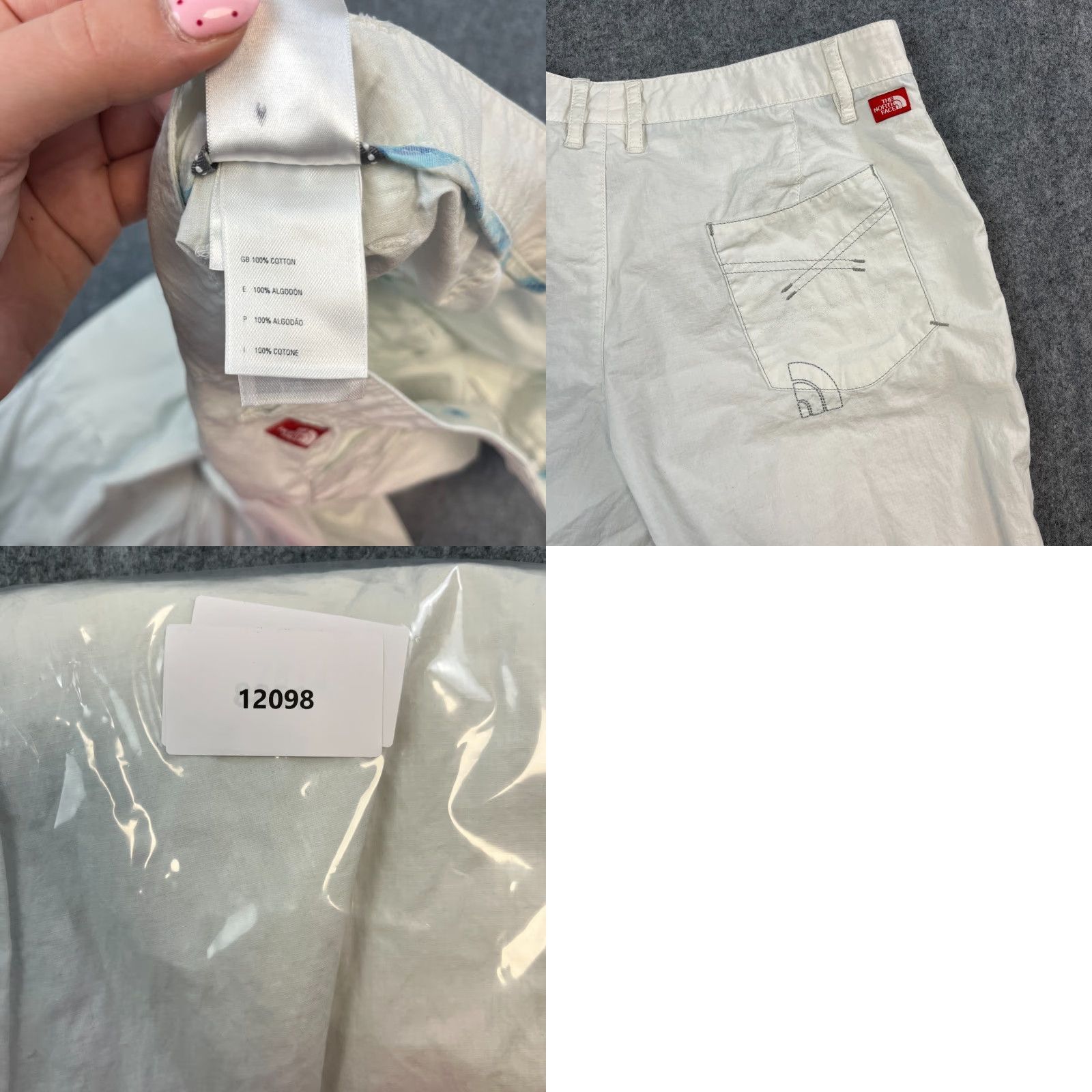 The North Face The North Face Womens Cargo Trousers Pants Relaxed Straight 30 30 UK 10 White Size 32" / US 10 / IT 46 - 9 Thumbnail