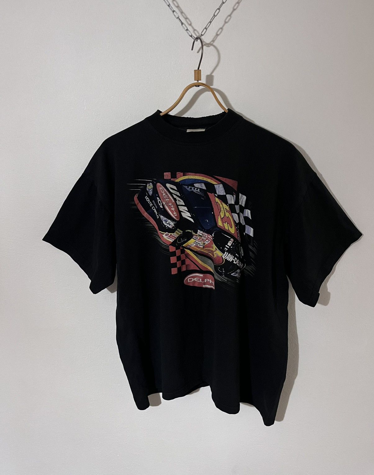 NASCAR Vintage NASCAR Delphi Racing Tee #25 Monte Carlo Size US XL / EU 56 / 4 - 1 Thumbnail