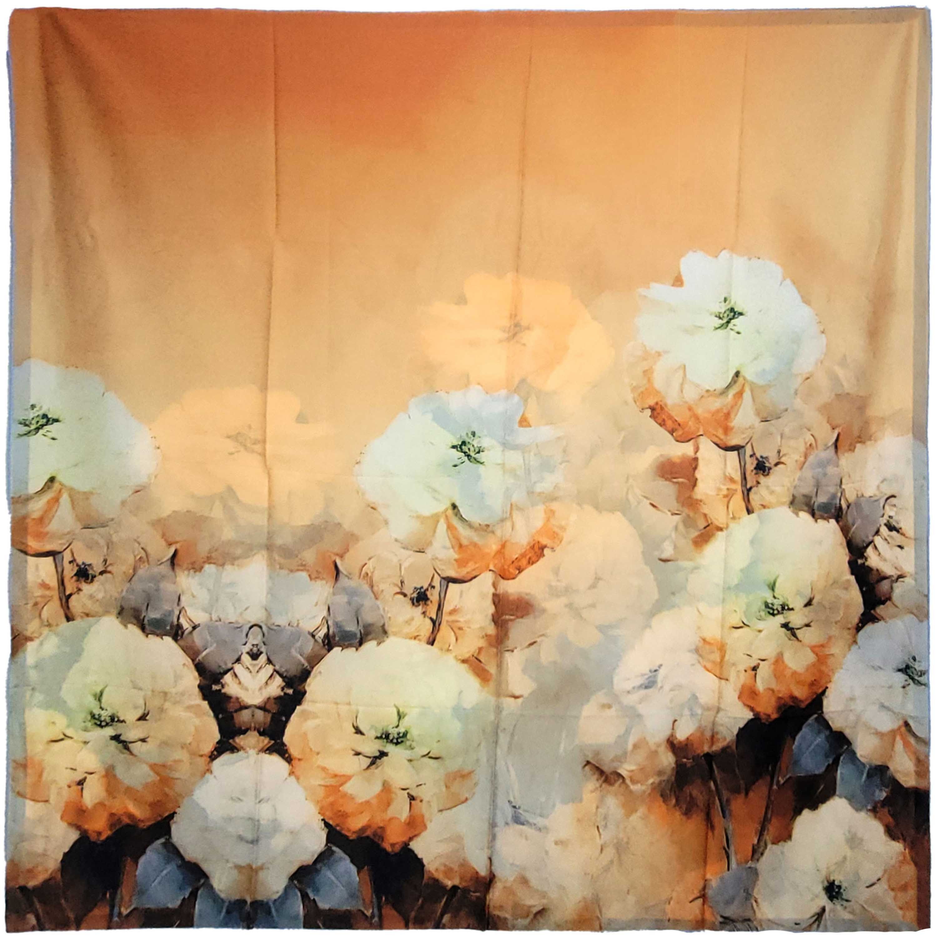 Other NWT Double Sided Silk Scarf 52"x52" Large Square Wrap 3230 Size ONE SIZE - 3 Thumbnail