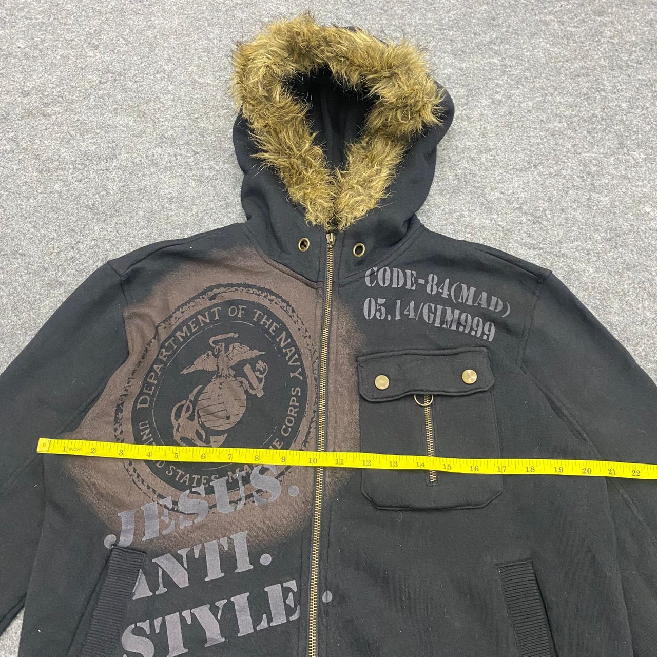 Hysteric Glamour 💥Vintage Center Clease Jesus Anti Style Hoodies Size US M / EU 48-50 / 2 - 10 Thumbnail