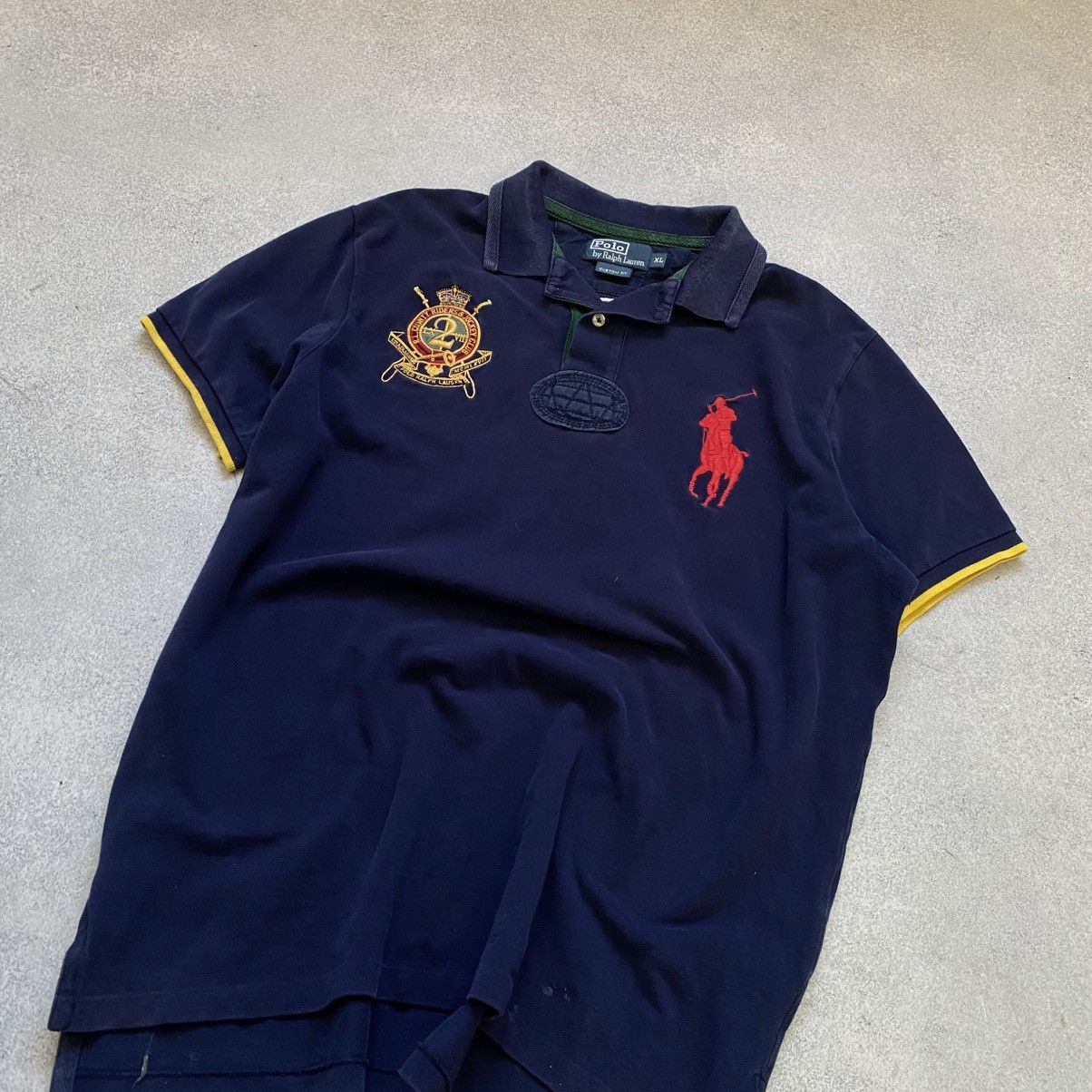 Polo Ralph Lauren Polo Ralph Lauren 2 Big Pony Rugby USA Y2k T-shirt Polos Size US XL / EU 56 / 4 - 2 Thumbnail