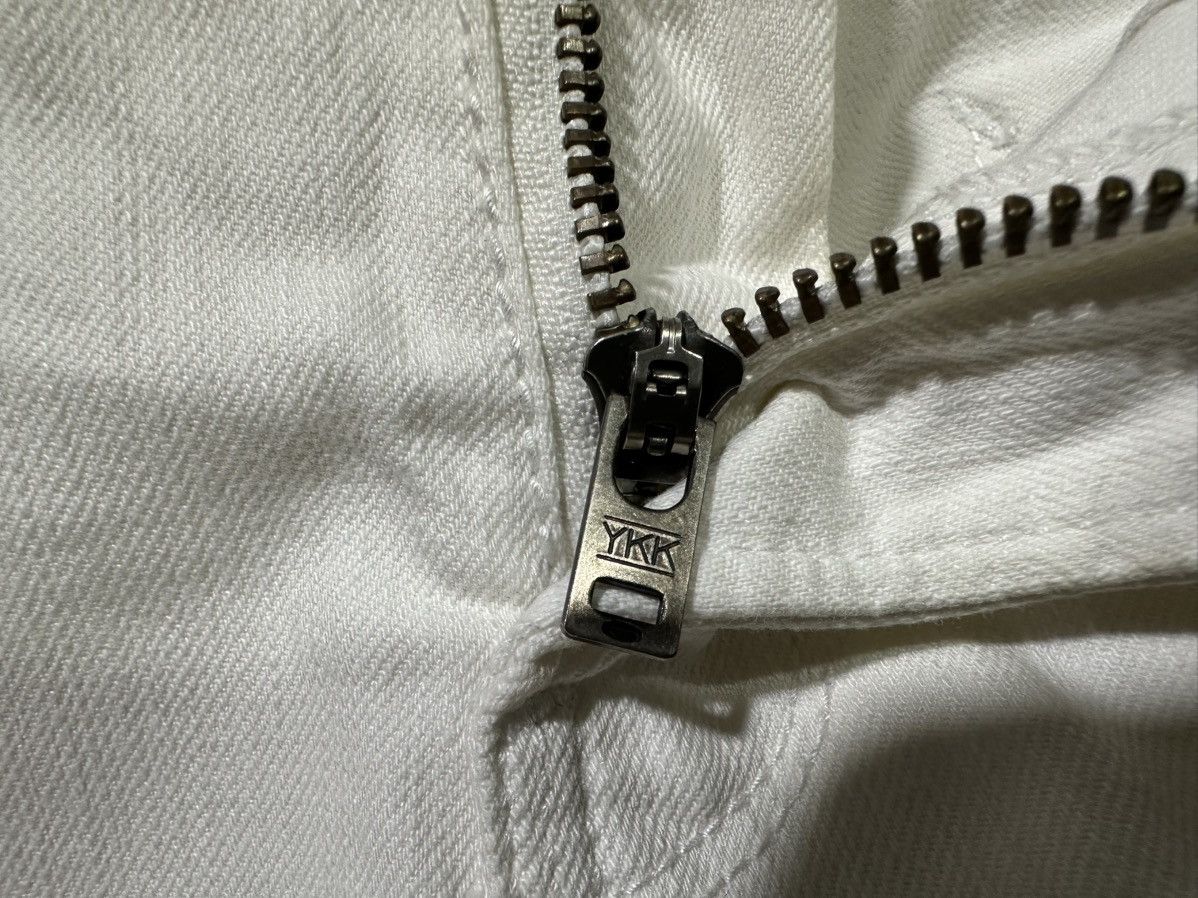 GOSTAR DE FUGA 🔥Y2K Archived Fuga White Denim Goth Punk Size US 31 - 6 Thumbnail