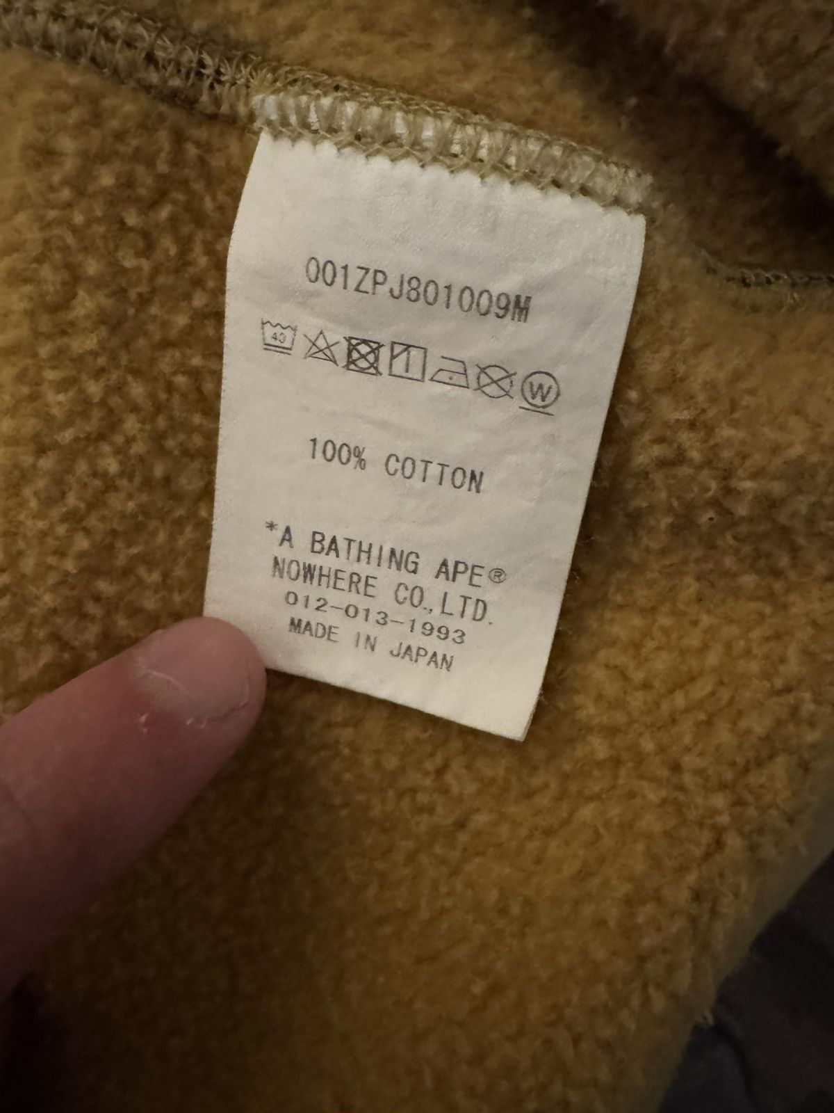 Bape Yellow Camo Bape hoodie Size US L / EU 52-54 / 3 - 9 Thumbnail