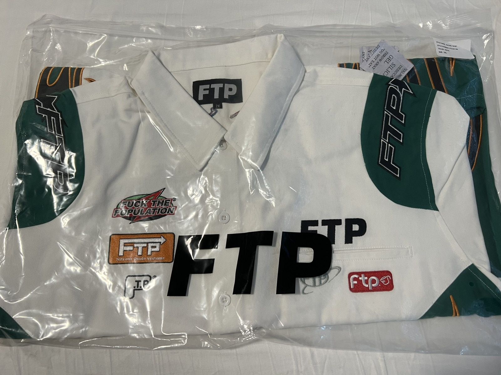 Fuck The Population FTP Raceway Button Up XXL Size US XXL / EU 58 / 5 - 2 Thumbnail