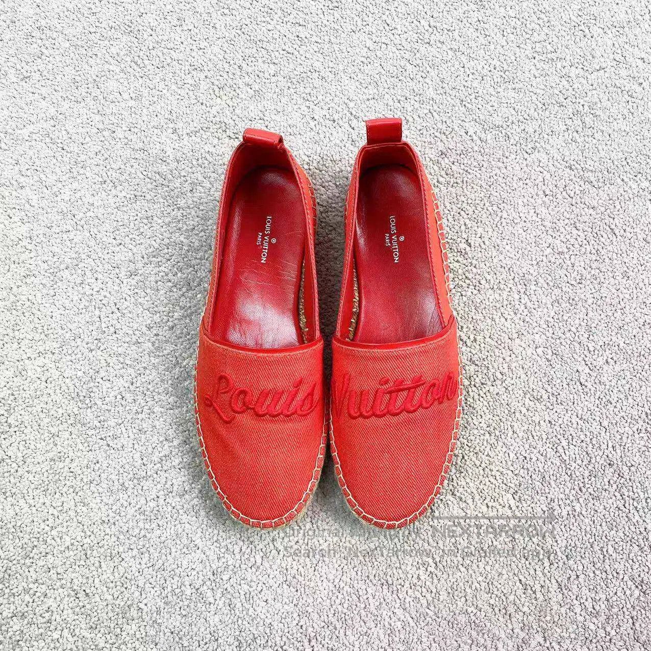 Louis Vuitton Louis Vuitton Embroidered letter logo fisherman shoes| Size US 4 / IT 34 - 3 Thumbnail