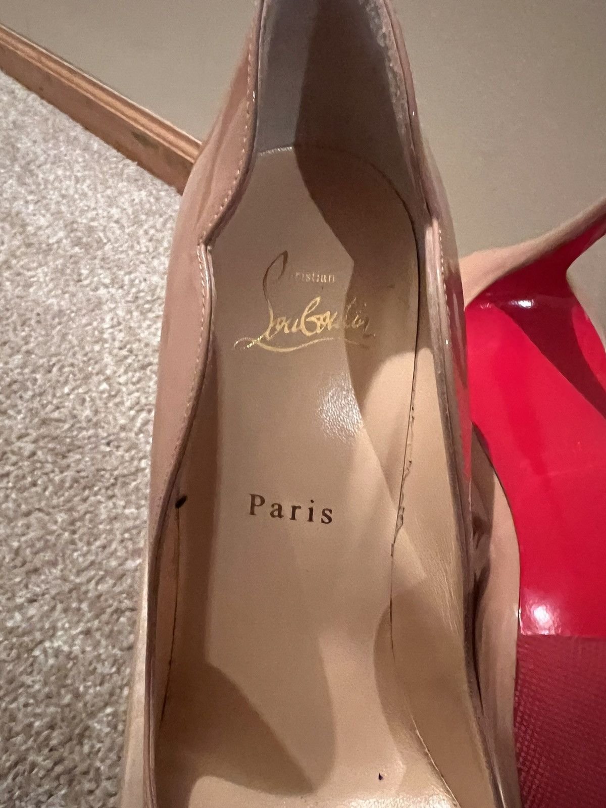 Christian Louboutin Christain Louboutin Hot Chick 100MM Leather Pumps Size US 9 / IT 39 - 6 Thumbnail