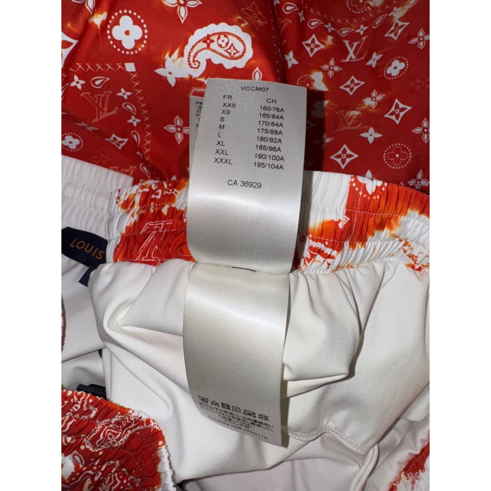 Louis Vuitton Louis Vuitton Bandana Orange LV Monogram Logo Swimming Size US 34 / EU 50 - 14 Thumbnail