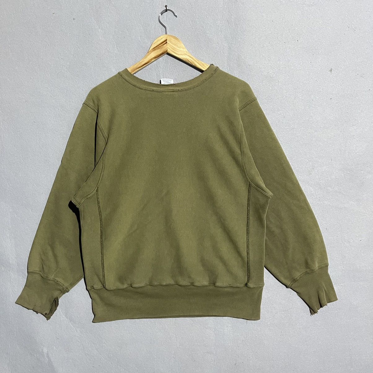 Champion Vintage 90s Champion Reverse Weave Sweatshirt Army Green Size US M / EU 48-50 / 2 - 5 Thumbnail