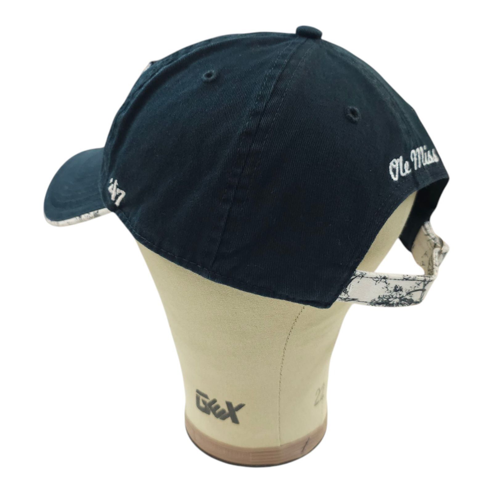 47 Brand 47 Brand Ole Miss Logo Script Back Tuck Strap Cap Trucker Size ONE SIZE - 13 Thumbnail
