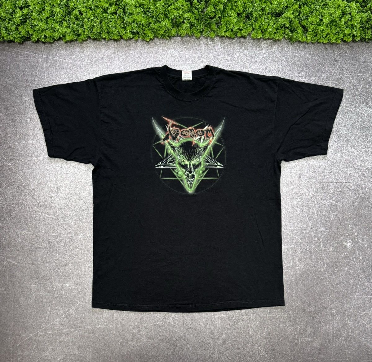 Vintage Y2K Venom black metal t shirt Band Tee, image size:1200x1170