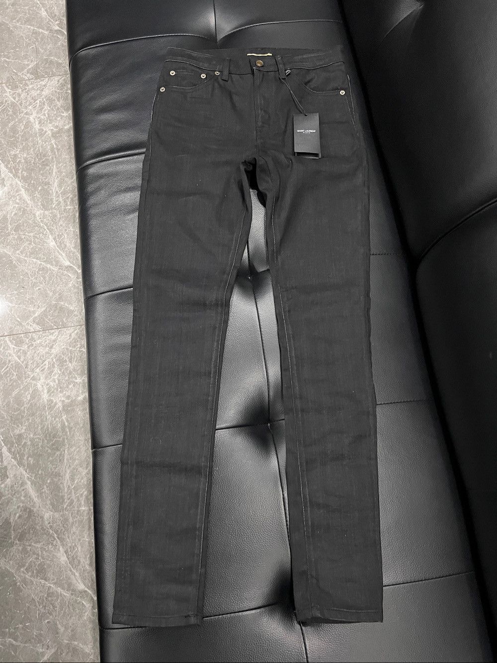 Saint Laurent Paris Saint Laurent Black Denim Jeans Size 28 Size US 28 / EU 44 - 1 Thumbnail