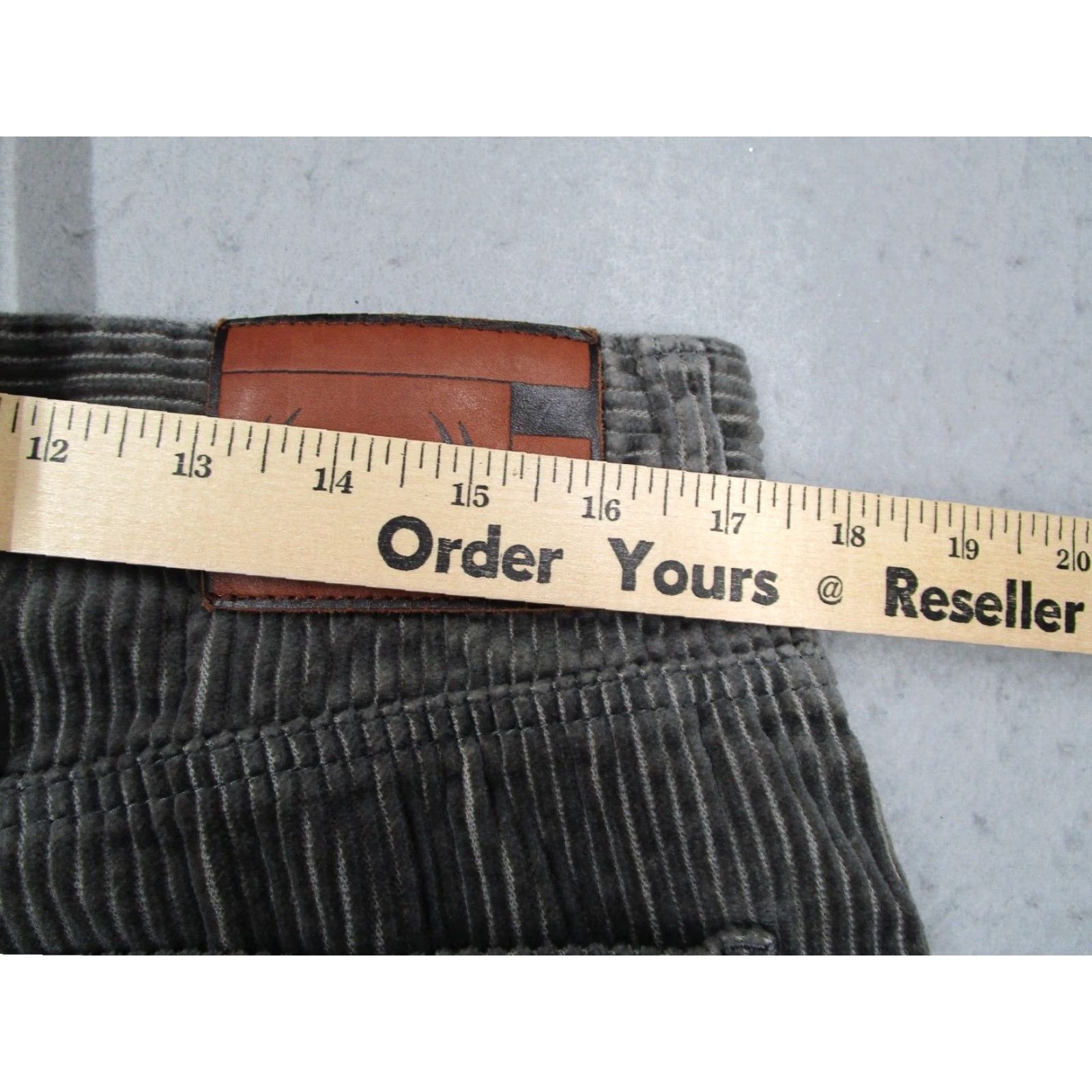 Todd Snyder VINTAGE Phat Farm Pants Mens 34 Gray Corduroy Chino Flat Front 5-Pocket Regular Inseam 31in Mens Size US 34 / EU 50 - 7 Thumbnail