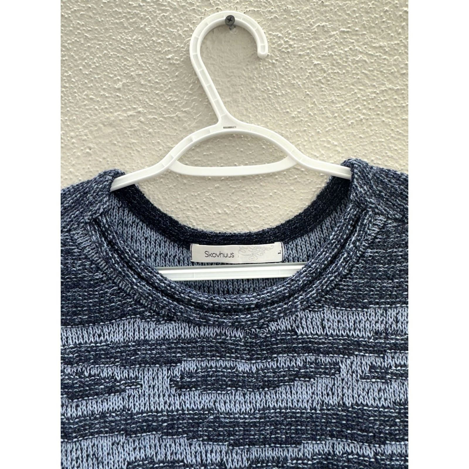 Vintage Skovhuus for T.S. Dobbins Womens Sweater Size Large Blue Rolled Neck NWTs Size L / US 10 / IT 46 - 3 Thumbnail