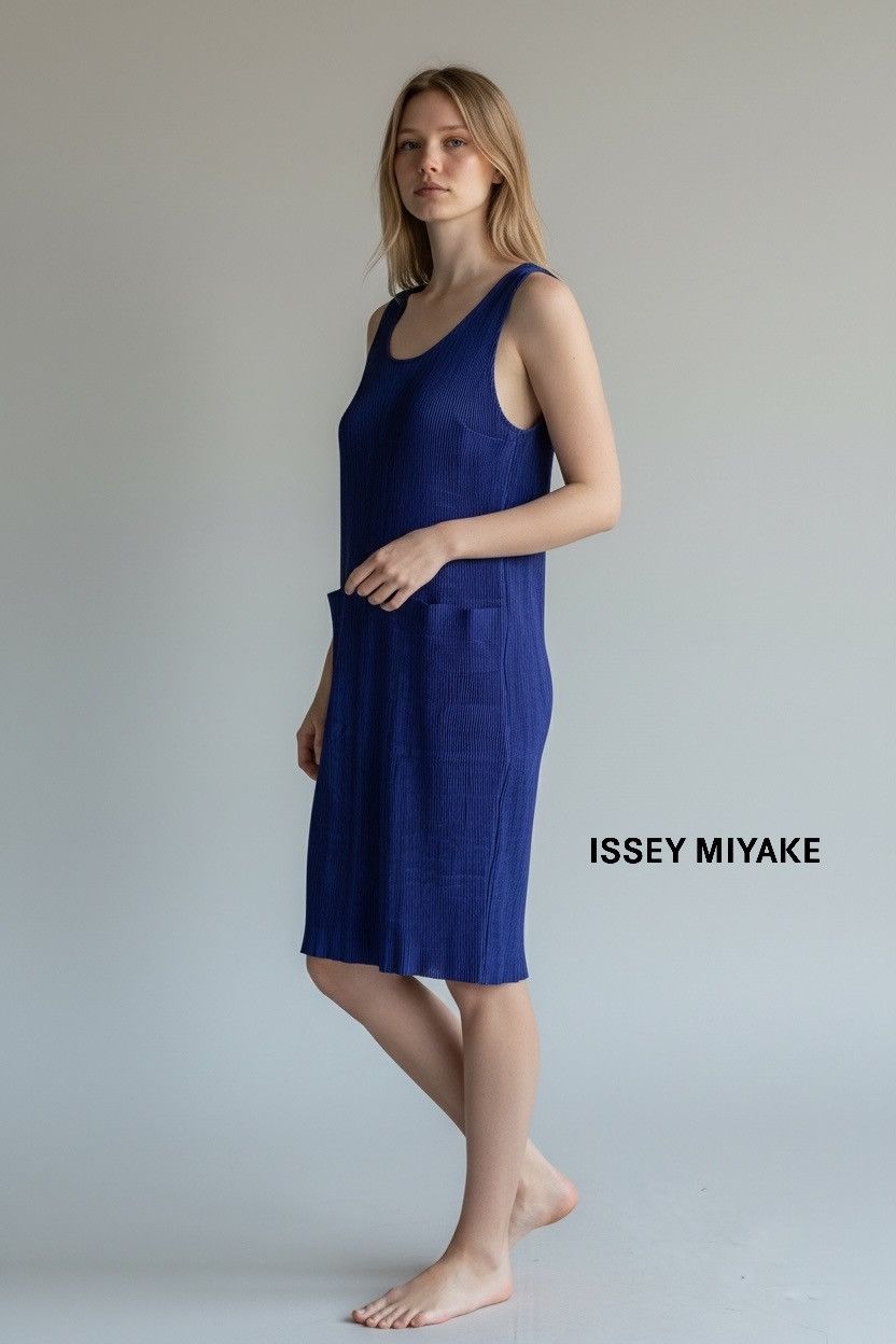 Issey Miyake Issey Miyake Im Product Pleated Sleeveless Dress Size ONE SIZE - 1 Thumbnail