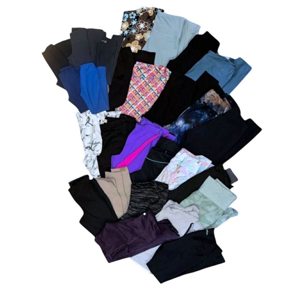 Other 30 Pair Athletic Leggings Yoga Pants Flare/Straight Small Size 26" / US 2 / IT 38 - 4 Thumbnail