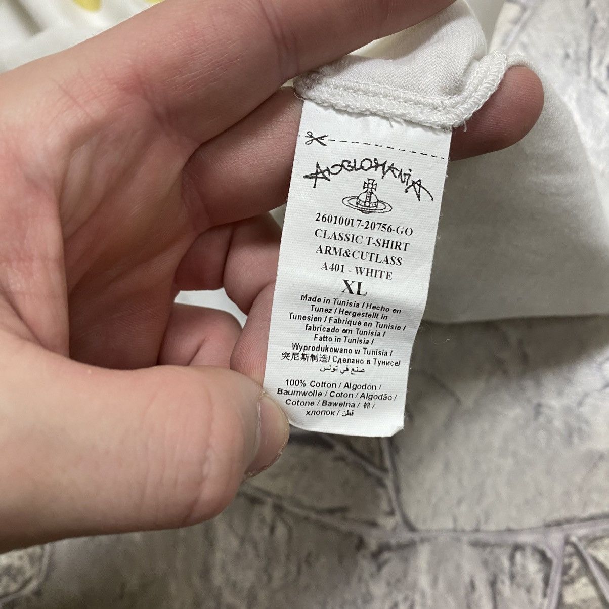 Vivienne Westwood Vivienne westwood t-shirt big logo White Size US XL / EU 56 / 4 - 12 Thumbnail