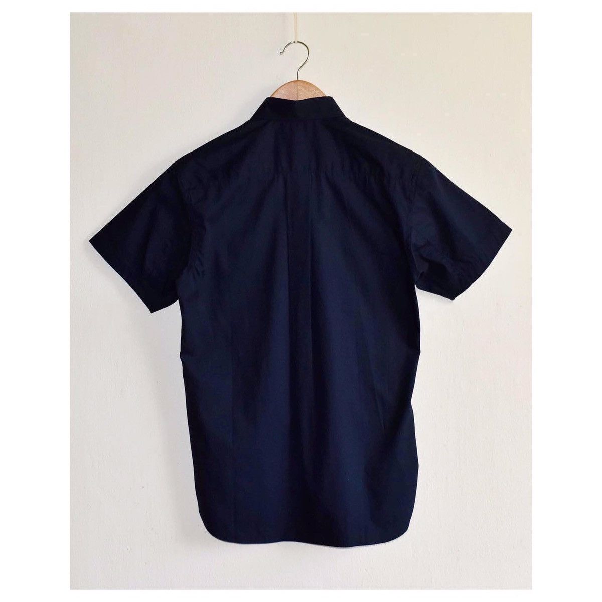 Comme des Garcons SHIRT COMME des GARÇONS SHIRT navy blue short sleeves shirt Size XS / US 0-2 / IT 36-38 - 2 Thumbnail