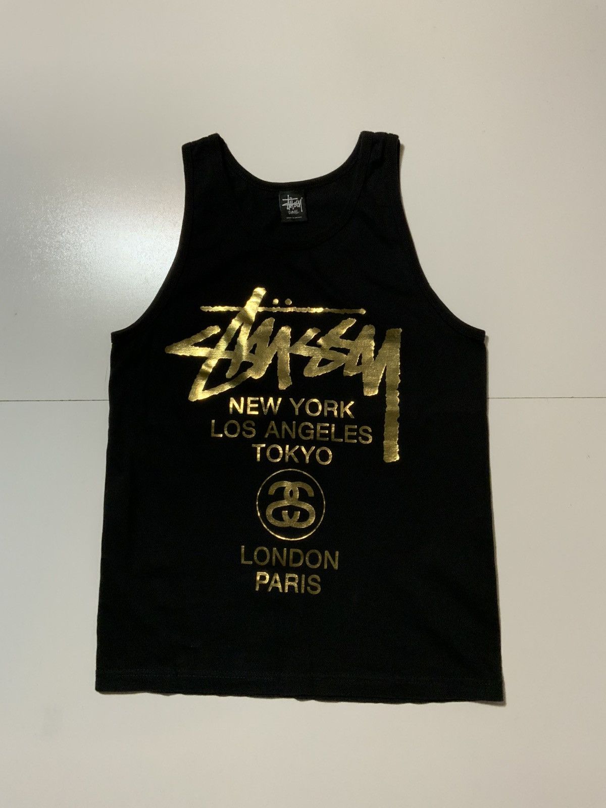 DENIM TEARS × Stussy Stussy x Denim Tears Jamaica Mesh Tank
