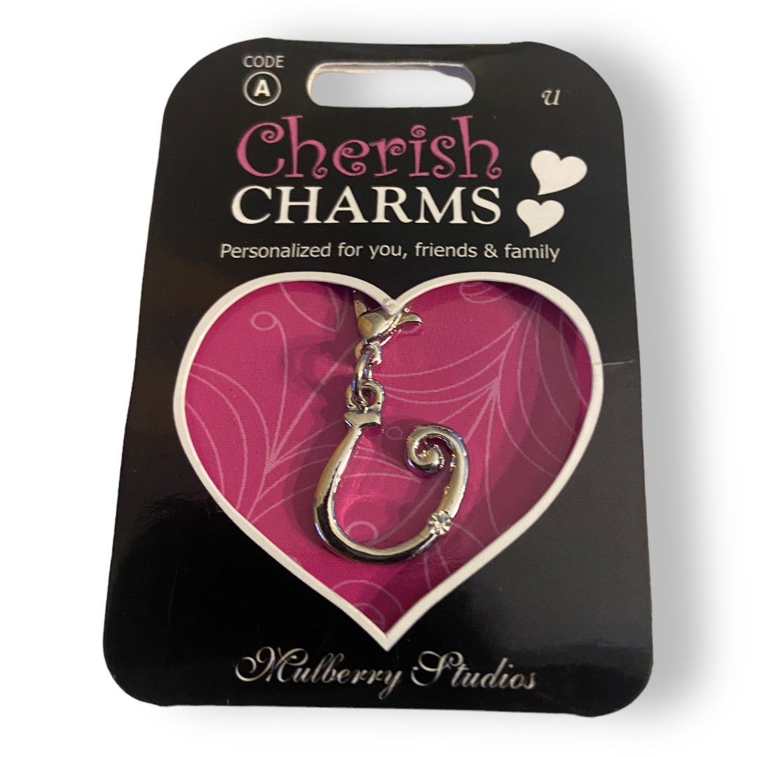 Other Cherish Charms U Monogram Initial Bracelet Charm NEW NWT Size ONE SIZE - 1 Thumbnail