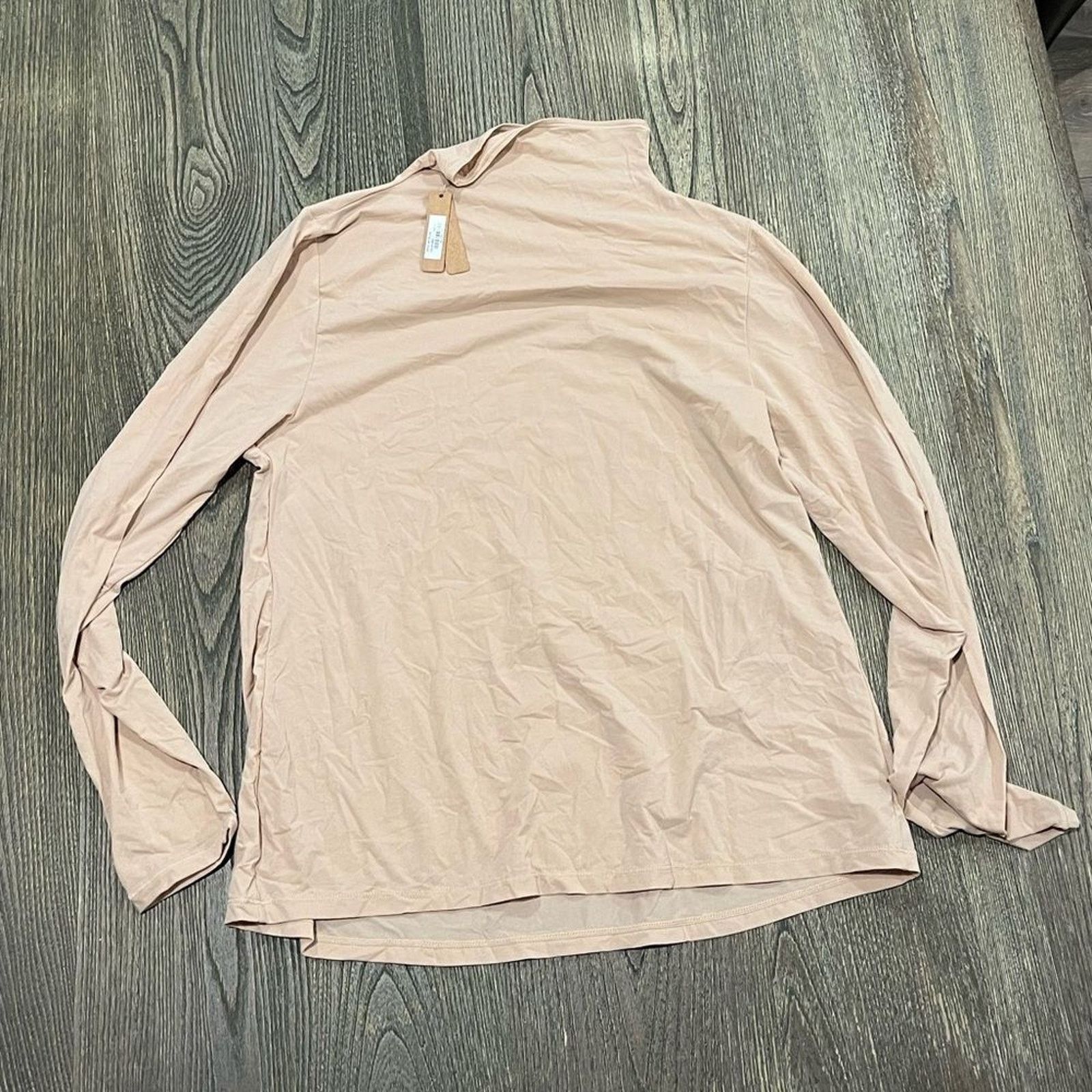 SKIMS NWT Skims Fits Everybody Turtleneck Top Long Sleeve 3X Size 3XL / US 20-22 - 4 Thumbnail