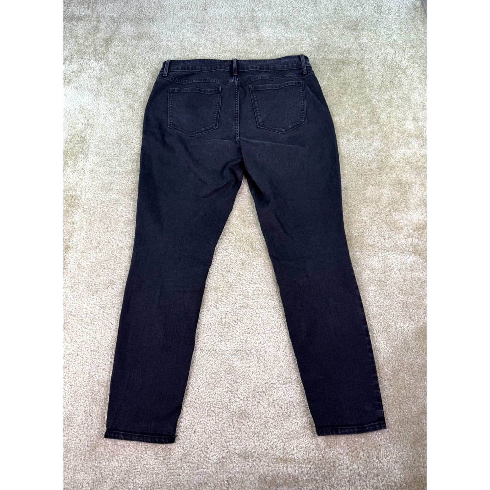 Old Navy Old Navy Jeans Womens Black Rockstar Super Skinny Grunge Punk 14 Size 36" / US 14 / IT 50 - 3 Thumbnail