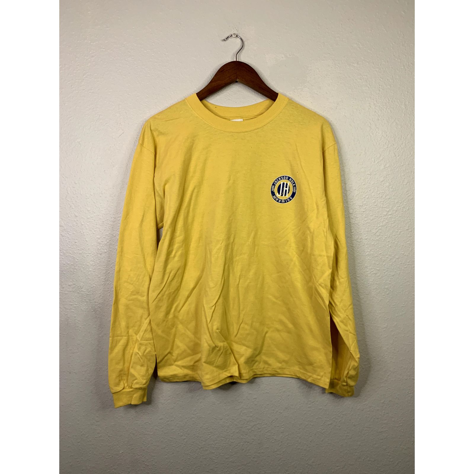 Anvil Vintage Jackson Hole Long Sleeve Shirt Wyoming Alpine M Size US M / EU 48-50 / 2 - 1 Thumbnail
