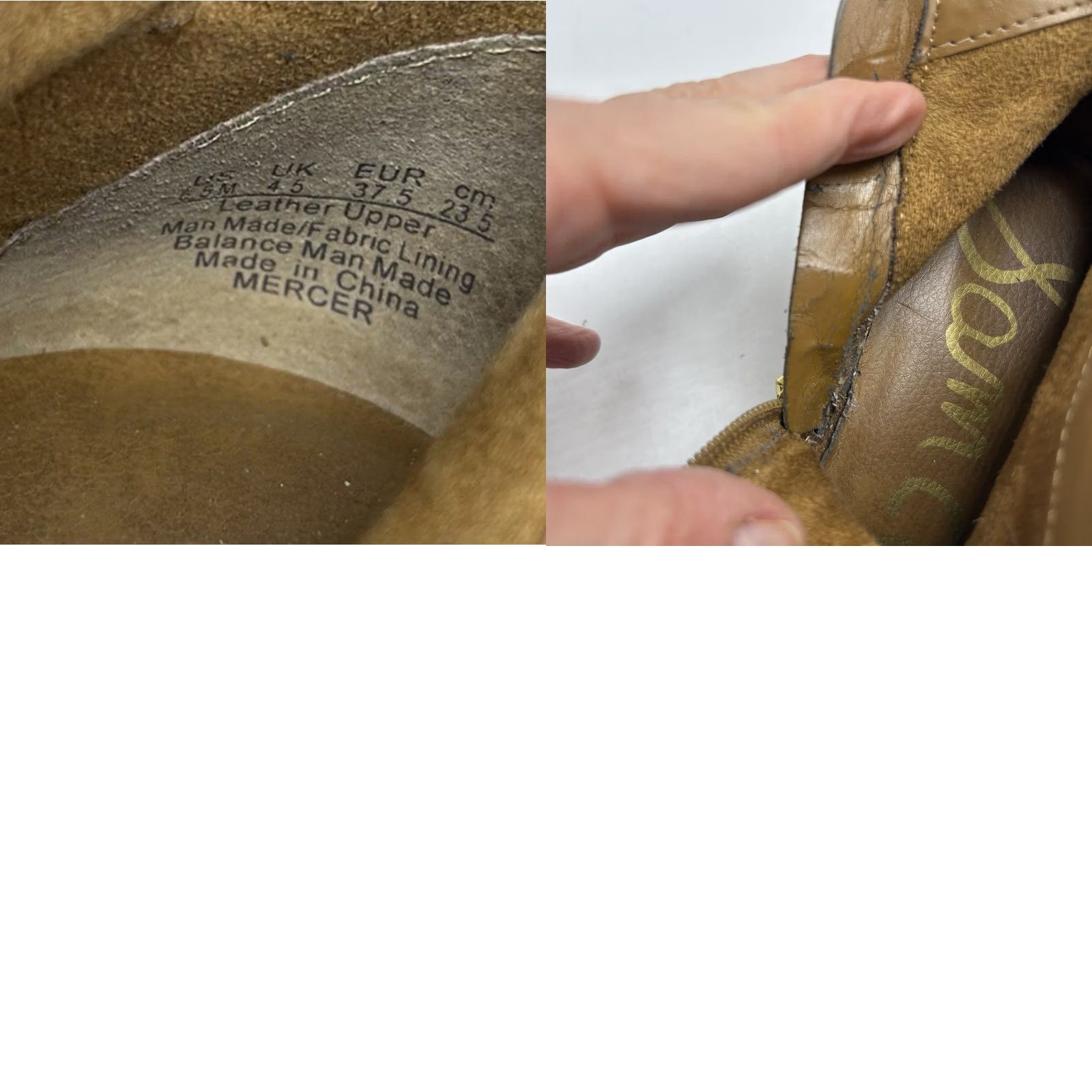 Sam Edelman Sam Edelman Mercer Women 6.5 Suede Leather Tan Brown Western Ankle Boot Size US 7 / IT 37 - 8 Thumbnail