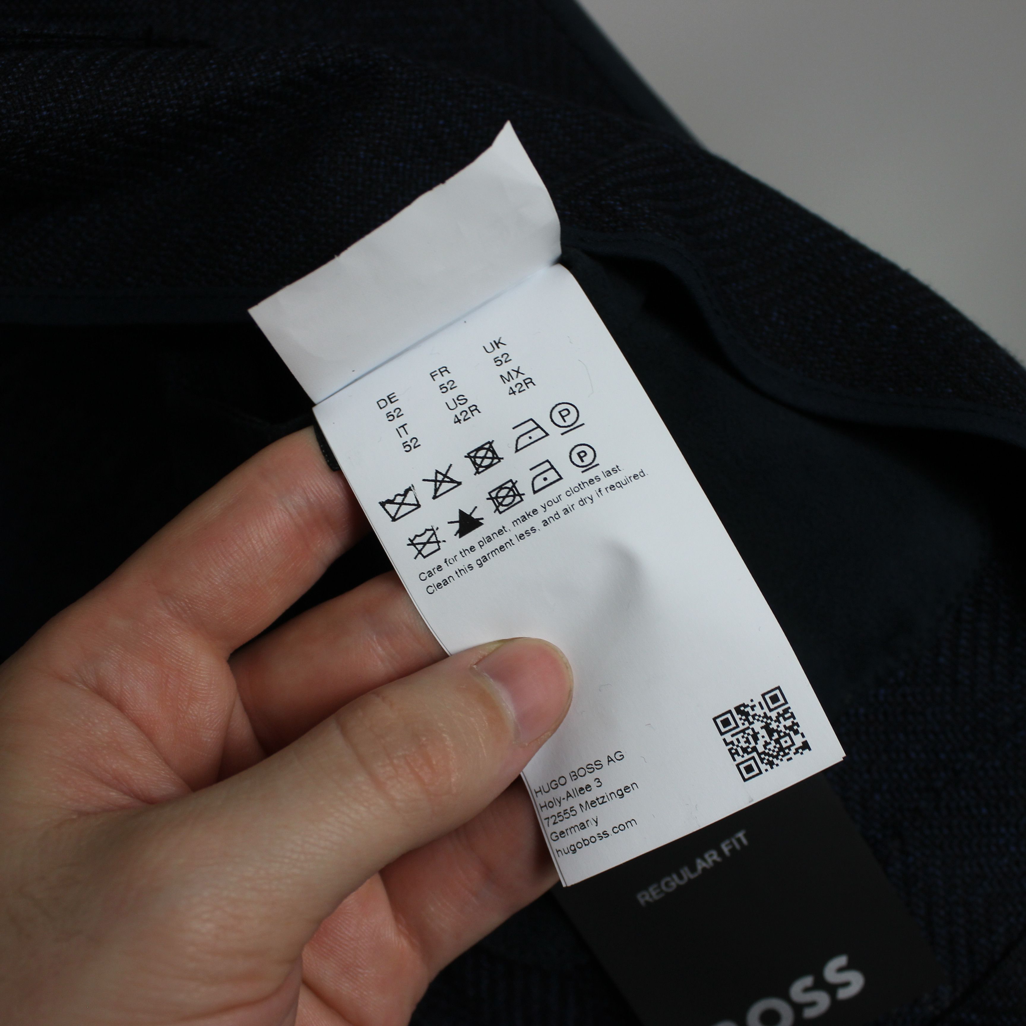 Hugo Boss Hugo Boss blazer men wool 52 42R L XL black 2024 Size 42R - 8 Thumbnail