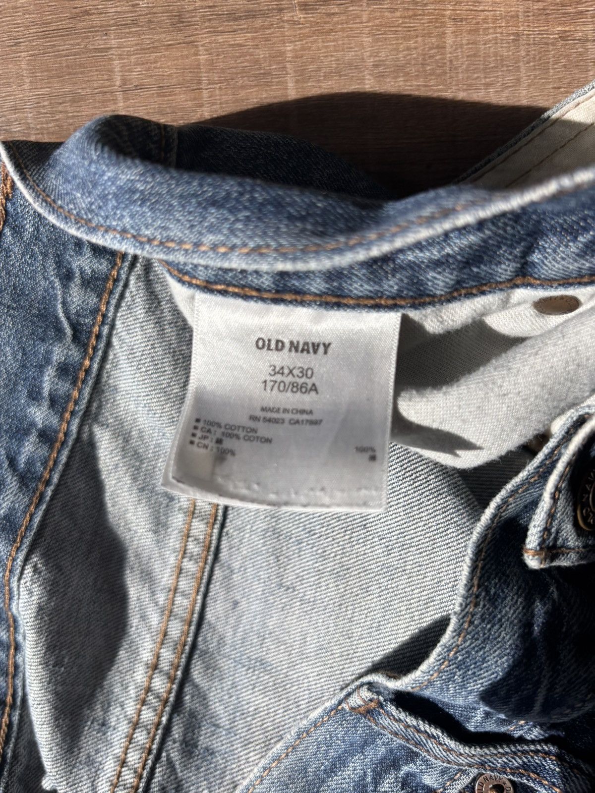 Old Navy × Vintage Vintage Distressed Old Navy Jeans sz 34 FREE SHIPPING Size US 34 / EU 50 - 3 Thumbnail