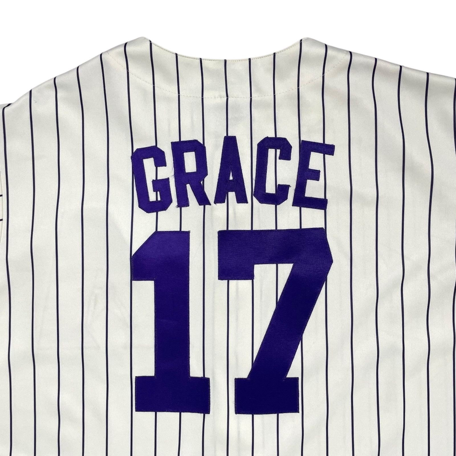 Majestic ARIZONA DIAMONDBACKS MARK GRACE MAJESTIC PINSTRIPE JERSEY Size US XL / EU 56 / 4 - 3 Thumbnail