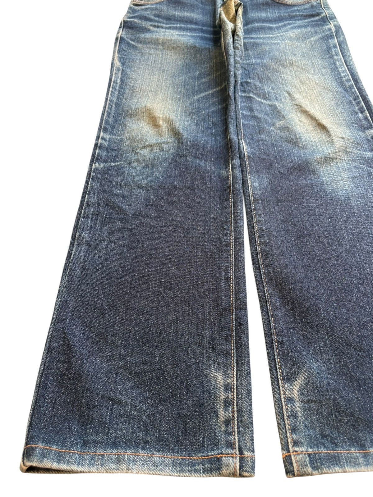 Edwin Vintage Edwin 403 Mud Wash Distressed Loose Jeans Size US 32 / EU 48 - 6 Thumbnail