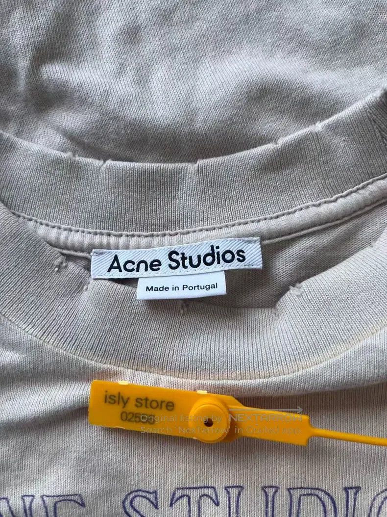 Acne Studios Acne Studios Pattern Printed Fake Two Piece Short Sleeve T Size XS / US 0-2 / IT 36-38 - 5 Thumbnail