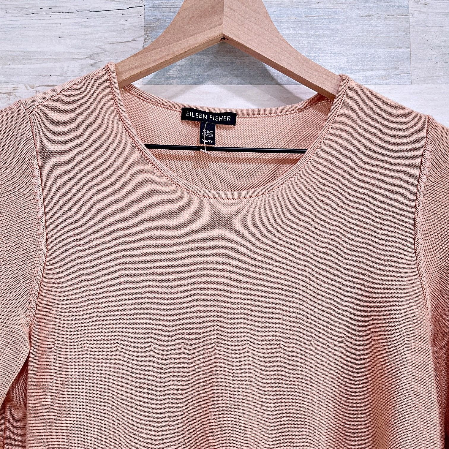 Eileen Fisher Eileen Fisher Tencel Silk Crewneck Sweater Pink Womens XS Size XS / US 0-2 / IT 36-38 - 2 Thumbnail